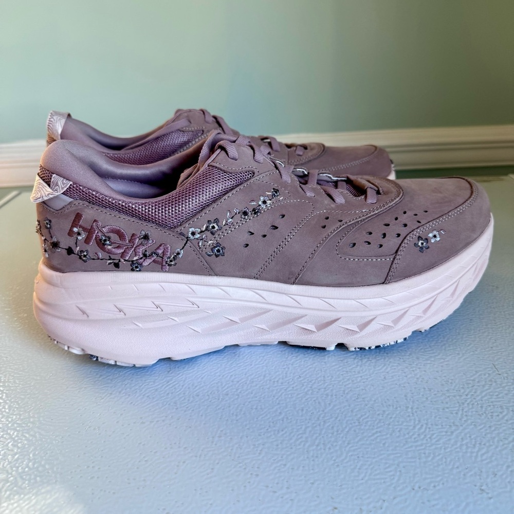 Hoka One One Bondi L BP x Anthropologie Vibrant Bloom Women’s 15 Running - Picture 4 of 9